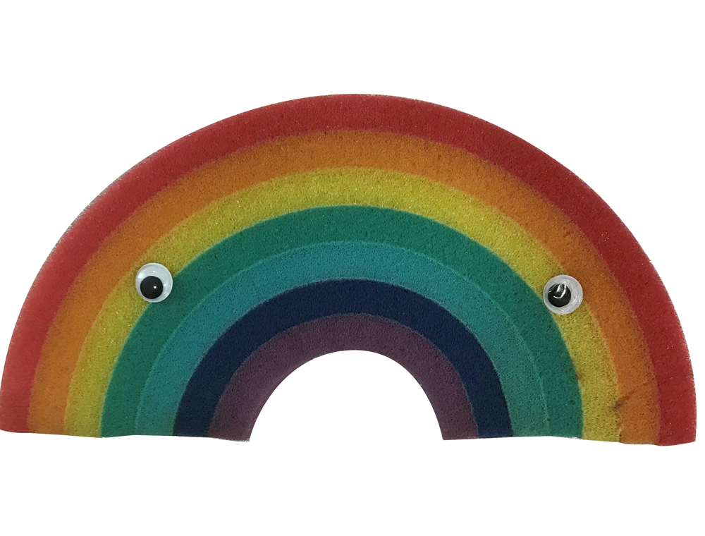Marc-en-ciel, mascotte des cours de relaxation